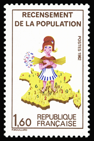 N°2202b 1,60f couleur verte absente, neuf **, TB
