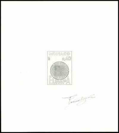 MONACO n°819/21, Europa Monaco 1970 avec une superbe