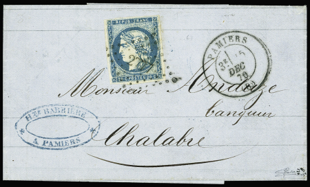 Rare cachet Petits Chiffres du Gros Chiffres 2777 de