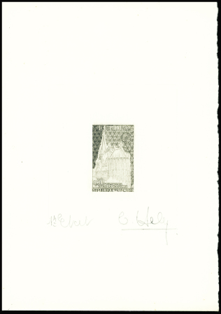 N°1714 Europa France 1972, deux épreuve d'artiste