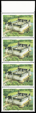 N°3081 4,4 f Château du Plessis-Bourré, variété légendes