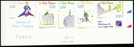 N°B3179A Bande "Petit Prince" non dentelé, neuf **,