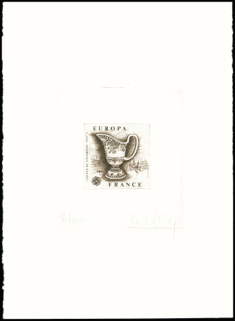 N°1877/78 Europa France 1976, 2 épreuves d'artiste,
