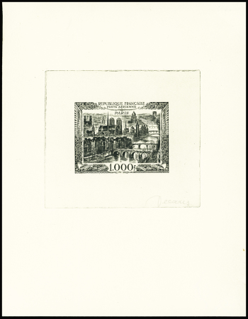 N°29 1000f "Paris" épreuve d'artiste signée Decaris