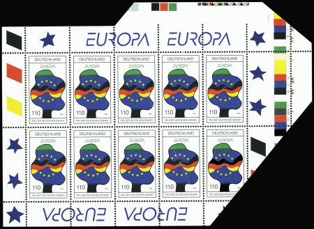 ALLEMAGNE N°1985 Europa 1998, feuillet de 10 timbres