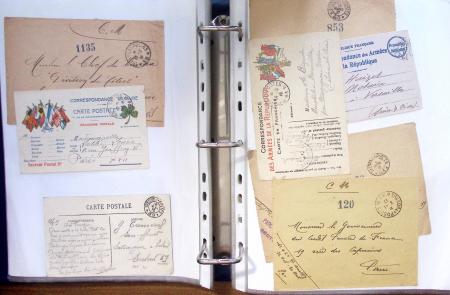 1914 - 1918, collection de 434 plis militaires en