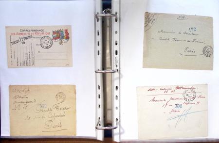 1914 - 1918, collection de 434 plis militaires en