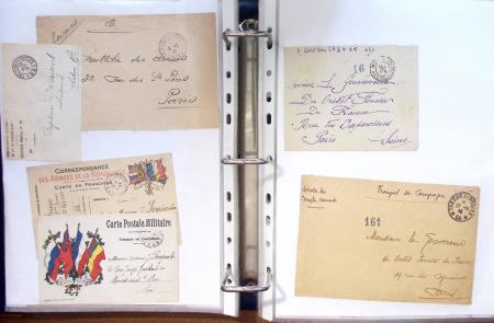 1914 - 1918, collection de 434 plis militaires en