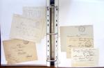 1914 - 1918, collection de 434 plis militaires en
