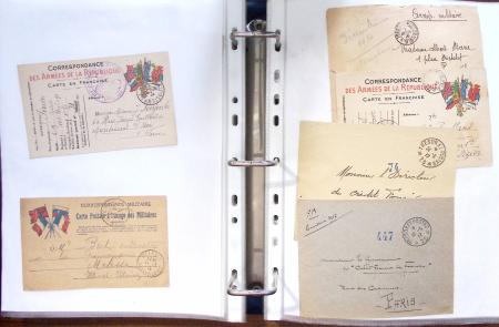 1914 - 1918, collection de 434 plis militaires en
