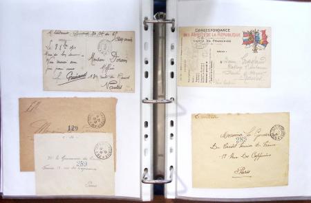 1914 - 1918, collection de 434 plis militaires en