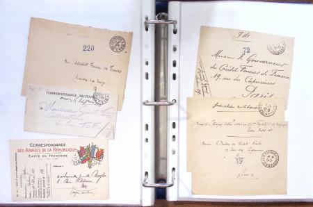 1914 - 1918, collection de 434 plis militaires en