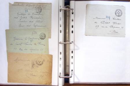 1914 - 1918, collection de 434 plis militaires en