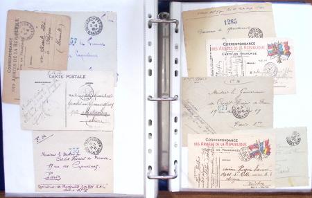 1914 - 1918, collection de 434 plis militaires en