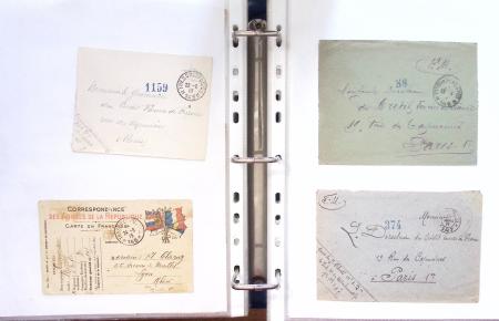 1914 - 1918, collection de 434 plis militaires en