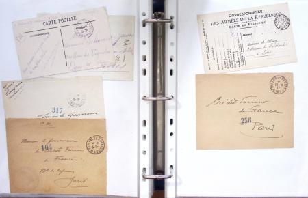 1914 - 1918, collection de 434 plis militaires en