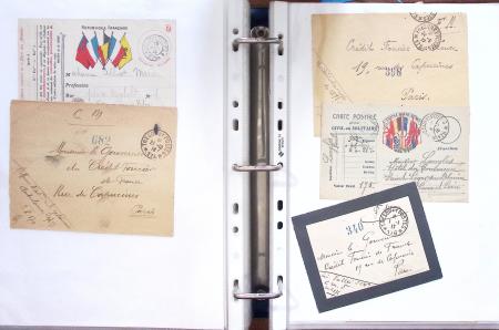 1914 - 1918, collection de 434 plis militaires en