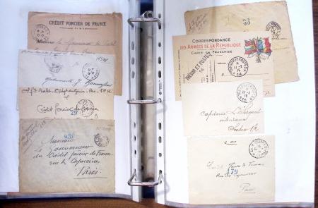 1914 - 1918, collection de 434 plis militaires en