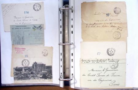 1914 - 1918, collection de 434 plis militaires en
