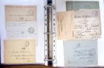 1914 - 1918, collection de 434 plis militaires en