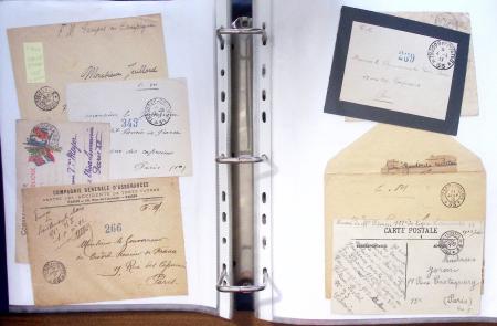 1914 - 1918, collection de 434 plis militaires en