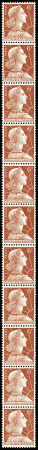 N°38/41 Marianne de Muller en bande verticale de 11