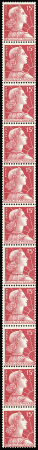 N°38/41 Marianne de Muller en bande verticale de 11
