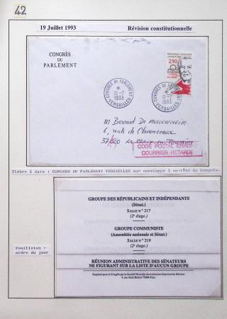 1906-2024, Importante collection de 269 plis sur les