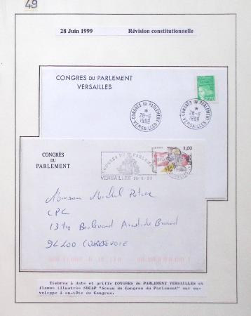 1906-2024, Importante collection de 269 plis sur les
