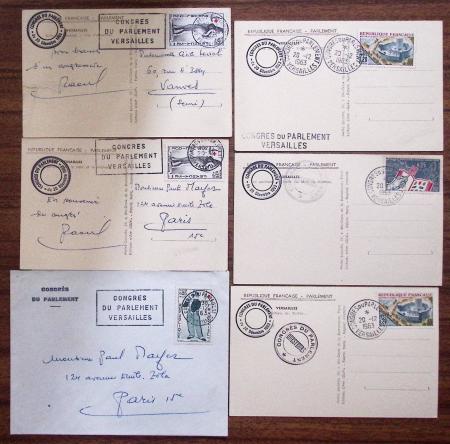 1906-2024, Importante collection de 269 plis sur les