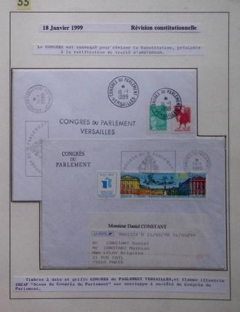 1906-2024, Importante collection de 269 plis sur les