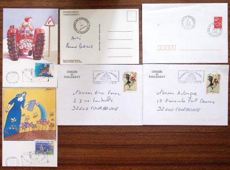 1906-2024, Importante collection de 269 plis sur les