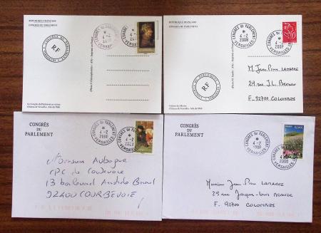 1906-2024, Importante collection de 269 plis sur les
