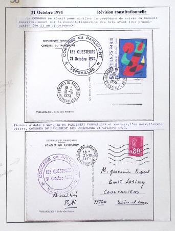1906-2024, Importante collection de 269 plis sur les