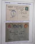 1906-2024, Importante collection de 269 plis sur les