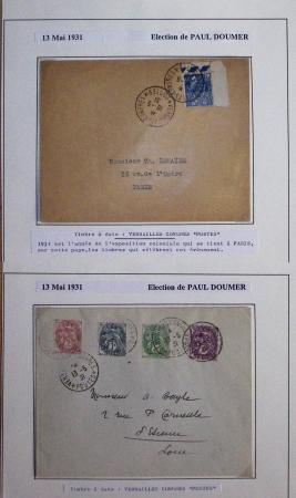 1906-2024, Importante collection de 269 plis sur les