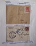 1906-2024, Importante collection de 269 plis sur les
