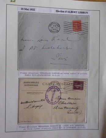1906-2024, Importante collection de 269 plis sur les