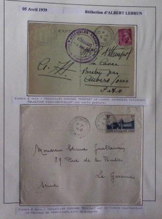 1906-2024, Importante collection de 269 plis sur les