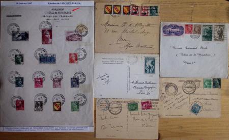 1906-2024, Importante collection de 269 plis sur les