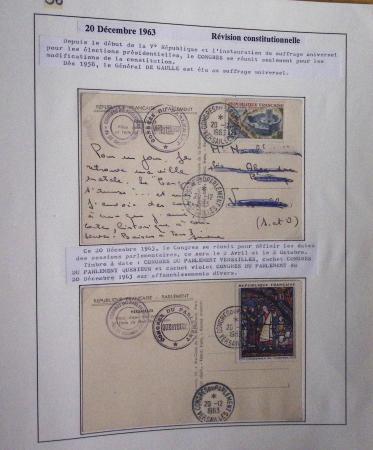 1906-2024, Importante collection de 269 plis sur les