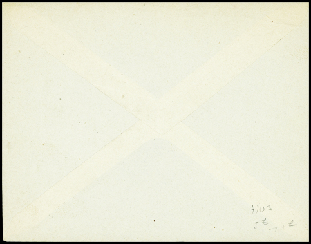 1953, Lot de 25 plis de l'élection de René Coty (17