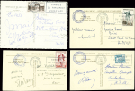 1953, Lot de 25 plis de l'élection de René Coty (17
