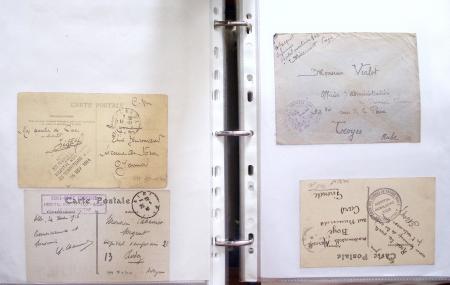1914-18, 777 plis : commissions de gare, hopitaux temporaires,