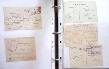 1914-18, 777 plis : commissions de gare, hopitaux temporaires,