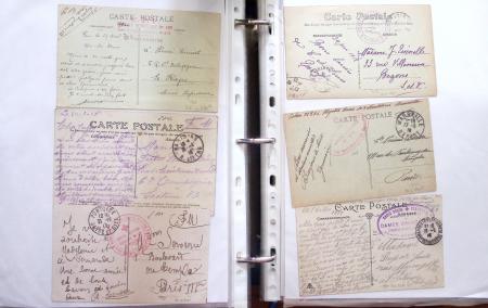 1914-18, 777 plis : commissions de gare, hopitaux temporaires,
