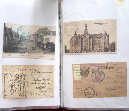 1914-18, 777 plis : commissions de gare, hopitaux temporaires,
