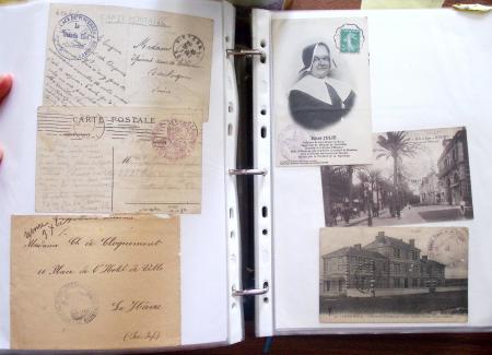 1914-18, 777 plis : commissions de gare, hopitaux temporaires,