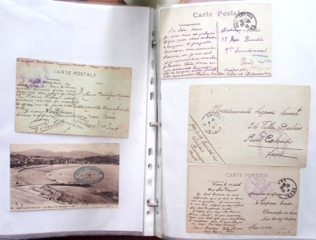 1914-18, 777 plis : commissions de gare, hopitaux temporaires,