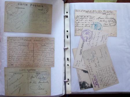 1914-18, 777 plis : commissions de gare, hopitaux temporaires,